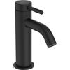 Ideal Standard - Ceraline, Miscelatore monocomando bagno, Rubinetto lavabo con cartuccia FirmaFlow, Sistema BlueStart, Easyfix, Piletta Click-Clack, Nero seta