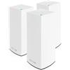 Linksys Atlas Pro 6 Sistema WiFi 6 mesh dual band Velop (AX5400), router WLAN con 750 m² di copertura e velocità 4 volte più rapide per più di 90 dispositivi - Confezione da 3, bianco