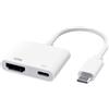 HUAREW Adattatore da USB C a HDMI, Adattatore da Tipo C a HDMI 4K Convertitore Schermo per Sincronizzazione Audio e Video Compatibile con iPhone 15, iPad, MacBook Pro/Air, Samsung Galaxy S24, XPS ecc