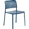 Kartell - Sedia impilabile Audrey - Blu - alluminio verniciato - Designer Piero Lissoni