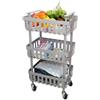 REPLOOD CARRELLO CON RUOTE GIREVOLI 3 RIPIANI MODELLO KULNA IN METALLO