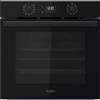 WHIRLPOOL OMR58HU1B FORNO A+ 60CM 71L 8F PIZZA NERO MANOPOLE PUSH
