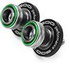 ZEXDDI Adatto per Ninja 500 Ninja500 Z500 Z 500 2024 2025 2PCS M8 Supporto Posteriore in Alluminio per Moto Braccio Oscillante Spool Sliders Vite del Supporto Forcellone Bobbins accessori (Verde)