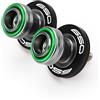 ZEXDDI Adatto per Z650 RS Ninja 650 EX650 2017-2025 Versy650 Motocicletta CNC 2 Pezzi M8 Forcellone Spool Slider Supporto Vite Z 650 Ninja650 Z650RS Braccio Oscillante Slider Bobbins (Verde)