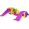 Italveneta Cubic toy modello h2000 componibile con 1 scivolo grande e 1 scivolo-scala piccolo.