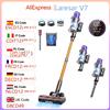 Laresar V7 500W 50000PA Aspirapolvere senza fili con potenza di aspirazione Elettrodomestico intelligente portatile Batteria rimovibile Tazza per la polvere