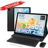 Doogee Tab E3 Max 2 in 1 Tablet Pc 14 "Schermo 2.1K Android 15 32Gb (8+24) 256Gb 13500Mah Batteria Qual Altoparlante Helio G100 Tablet - Blue Tablet Only