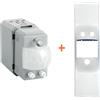 Perry sensore movimento luce incasso comp. Bticino Living Now bianca con crepuscolare - 1SPRM030B