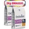 DORADO EXCLUSION HYPOallergenic DUCK MEDIUM/LARGE KG.12**acquisto minimo 2pz** 2kg omaggio