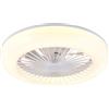 RL LIVE YOUR LIGHT Reality Leuchten Ventilatore MORA R64032101, bianco, 10W, 2700K - 6500K, 1400 lm, dimmerabile