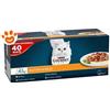 Purina Pro Plan Cat Gourmet Perle Filettini in Salsa con Pollo, Coniglio, Selvaggina, Vitello e Verdure - Confezione Da 40×85 Gr