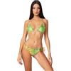 F**K Costume Bikini Donna F**K Fantasia Verde Rosa