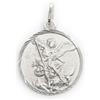 De Bussy Medaglia ciondolo di San Michele Arcangelo in argento Sterling Sii la nostra copertura contro la perversità e assegni del demone