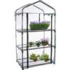 Mifeiwukawa Copertura di ricambio per serra a 2/3/4/5 livelli, in plastica trasparente, in PVC, per interni ed esterni, tenda da giardino, serra, piantine, erbe o fiori in qualsiasi stagione, scaffale da