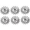 DierCosy Accessori per Telaio Rotante Automatico Metalc Fai da Te Motore Elettrico ad Ingranaggi Barbecue Rotisserie Grill Strumenti 6pcs