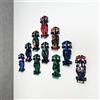 Brick Nest Supporto da parete compatibile con auto F1 Speed Champions Race (10 supporti)