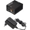 ISY IAU-1005 Cavo audio converter 2 ingressi digitali (ottico Toslink e coassiale) per TV, lettore DVD, console di gioco, computer, ecc.