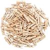 Decora 3.5 cm in Legno Mini molletta 100 Pezzi in Una Confezione Natural