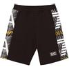 EA7 Shorts Bambino Bambina Nero con Stampe Laterali a Colori 6 A
