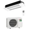 Mitsubishi CONDIZIONATORE MITSUBISHI CASSETTA 1 VIA 12000 BTU MONOSPLIT INVERTER R32 MLZ-KP35VF4 A++
