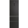 Haier Frigorifero Combinato 3 Porte Capacità 360 Litri Classe energetica D Raffreddamento No Frost colore Nero - HTW5618DNPT 3D 60 Serie 5