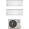 Beko Climatizzatore Dual Split Inverter 9000 + 12000 Btu Condizionatore con Pompa di Calore Classe A++/A+ (Unità Interna + Unità Esterna) - BGMPI095 + BGMPI125 + BGMPO181 Neo Multi Evolutio
