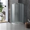 ZIK Box Doccia Semicircolare 80X80 6 Mm Cristallo Opaco | Genova