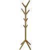 REPLOOD ATTACCAPANNI APPENDIABITI A PIANTANA IN LEGNO DI BAMBOO 8 GANCI 60X60X175CM