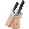 ZWILLING VIER STERNE Set di coltelli con ceppo, 4-pz., bambù