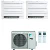 Daikin CONDIZIONATORE DAIKIN DUAL SPLIT A PAVIMENTO PERFERA FLOOR 9000+9000 BTU WIFI INVERTER 2MXM50A A+++