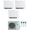 Daikin CONDIZIONATORE DAIKIN TRIAL SPLIT A PAVIMENTO PERFERA FLOOR 9000+9000+9000 BTU WIFI INVERTER 3MXM52A A+++