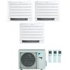 Daikin CONDIZIONATORE DAIKIN TRIAL SPLIT A PAVIMENTO PERFERA FLOOR 9000+9000+12000 BTU WIFI INVERTER 3MXM52A A+++