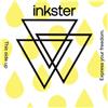 Inkster Tre triangoli | Tatuaggio Temporaneo con Certificazione Cosmetica UE - L'Originale | Resistente all'Acqua + Vegano | Tatuaggio Rivoluzionario di 2 Settimane