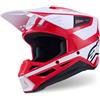 ALPINESTARS Casco S-M3 HEAT Rosso Bianco ALPINESTARS
