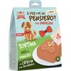 Tortina con Crema Spalmabile per Cani Adulti gusto Patè di Manzo e More