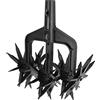 Tomotato Coltivatore Rotante Giardino, Motozappa da Giardinaggio Manuale con Denti Staccabili Motozappa da Giardino 2 in 1 Strumento per Coltivare Il Terreno per Allentare il Suolo, Diserbo e Cava
