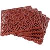 garden mile Set di 10 piastrelle quadrate resistenti per pavimentazioni esterne, 30 cm x 30 cm, ideali per vialetti e prati, piastrelle in plastica per esterni, antiscivolo ad incastro per esterni