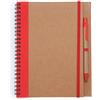 Blocco note spirale A5 da 60 pagine con penna Delta personalizzate o neutre