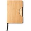 Quaderno A5 copertina rigida in bamboo 80 pagine Demis personalizzate o neutre