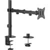 MACLEAN Supporto monitor Maclean MC-753N su scrivania/da tavolo per un schermo LCD 17-32'' max 9kg Nero [MC-753N]