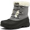 Sorel Snow Angel, Stivali da Montagna Donna, Quarry, Black, 39 EU