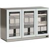 KlimaItalia Frigo Vetrina Pensile SUBZERO KlimaItalia COLD WALL 300 INOX - Ventilato - Temp. -2 +10 °C