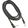 QuikLok Cavo Jack Mono 90°-Mono 6,3 Maschio 5 Metri Neutrik QuikLok Vitamina C BK A5