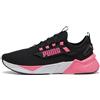 PUMA Scarpe da running Retaliate 3 unisex, Scarpe, Nero/Sun Struck/Bianco, 44