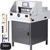 VEVOR Tagliacarte Elettrico Idraulico Tagliacarte Larghezza Taglio 482,6mm Spessore Taglio 80mm, Tagliacarte Elettrico Controllo Numerico Schermo a Tocco da 7 Pollici, Taglierina Idraulica Automatica