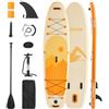 VEVOR Tavola da Paddle in Piedi 323 x 83,8 x 15,2 cm Tavola da Paddle SUP Ultraleggera, Tutti gli Accessori Inclusi, Pompa, Pagaia, Pinna, Zaino, Laccio per Caviglia, Cinghia, Ponte Antiscivolo