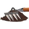 MLqkpwy Rastrello Per Diserbo - 4 Denti 30mm Rastrello Giardino Metallo Rastrello, Rastrello Per Foglie, Zappa Diserbo Rastrello, Rastrello Diserbo, Rastrello Da Diserbo Zappa Per Erbacce Allentamento