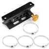 Akozon Supporto per estintore per veicolo Supporto universale regolabile per roll bar Portabottiglie per estintore Supporto per estintore a sgancio rapido(D'oro)
