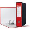 ESSELTE G55 EUROFILE Registratore - f.to protocollo dorso 8 cm - Rosso