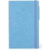 Legami - Taccuino a Righe 6 mm My Notebook, Retro Blue, Large, in Carta FSC Certificata, 192 Pagine, Copertina morbida, Chiusura a Elastico, 17 x 24 cm